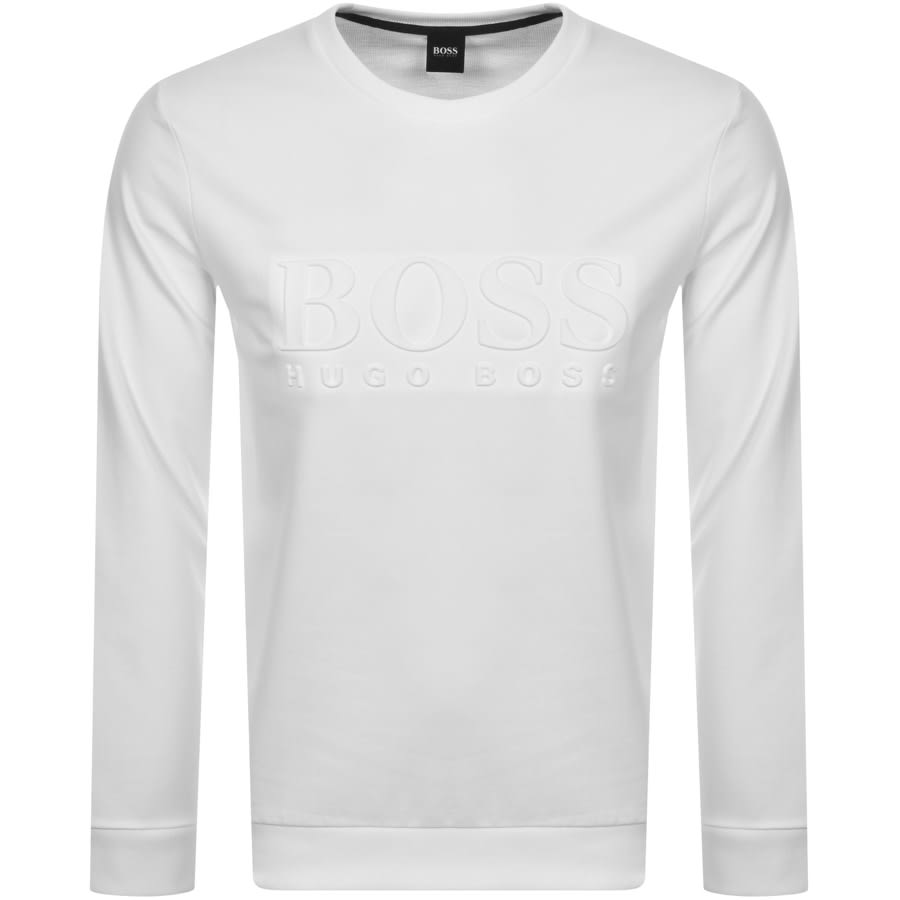Alternative Image for ProductBOSS Bodywear Heritage Crew Neck Sweatshirt White1